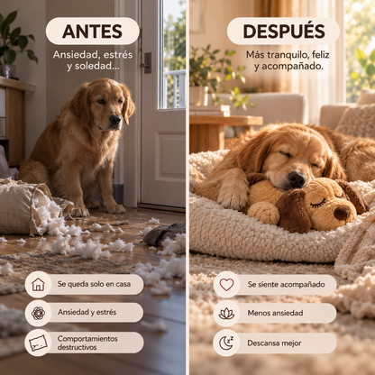 Peluche que simula latidos de corazón